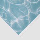 Papier Mousseline Bébé tortue de mer dans la dédécoupage d'eau clair (Détail)