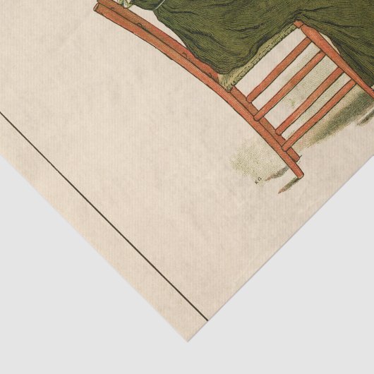 Papier Mousseline Bébé victorien Mère Greenaway (Détail)