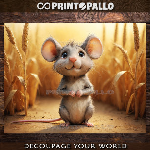 Papier Mousseline Bébés d'élevage : petite souris des champs