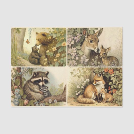 Papier Mousseline Bébés du printemps (Recto)