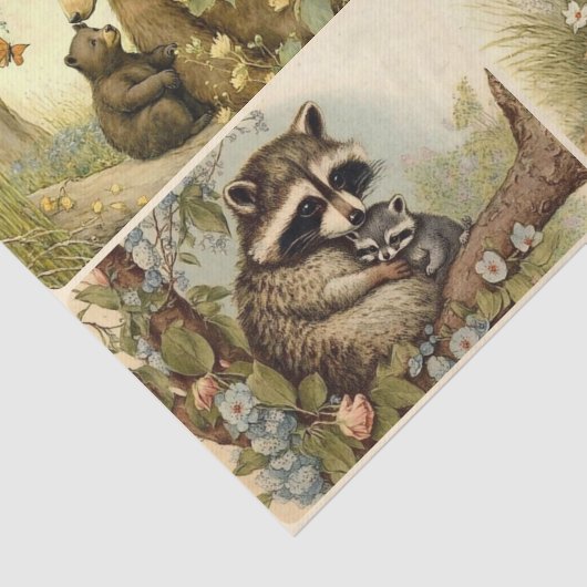 Papier Mousseline Bébés du printemps (Détail)