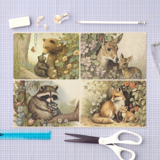 Papier Mousseline Bébés du printemps (Artisanat)