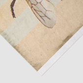 Papier Mousseline Bec d'Abeille Bee Skep Antique Carte Post Découpag (Détail)