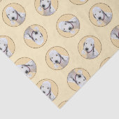 Papier Mousseline Bedlington Terrier Peinture Sandy Color Chien Art (Détail)