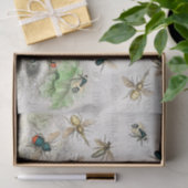 Papier Mousseline Bee Honey Travailleur Queen Bees Antique (Cadeau)