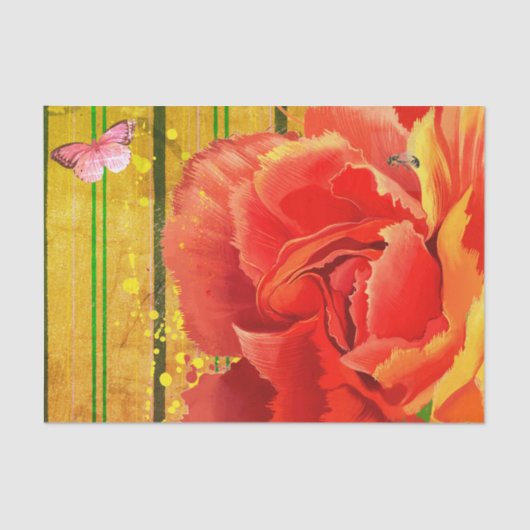 Papier Mousseline BEE Tissus BEE Tissus, GRANDES PISTES VERTES AVEC (Recto)