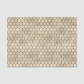 Papier Mousseline Beekeeper Iridescend Golden Honeycomb Motif (Recto)