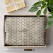 Papier Mousseline Beekeeper Iridescend Golden Honeycomb Motif (Cadeau)
