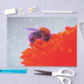 Papier Mousseline BEE'S POPPIES Tissue Paper (Artisanat)