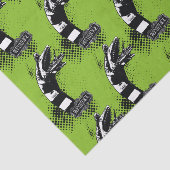 Papier Mousseline Beetlejus | Illustration du ver de sable (Détail)