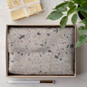 Papier Mousseline Beige Terrazzo Alla Venezia Texture do-it-yourself (Cadeau)