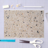 Papier Mousseline Beige Terrazzo Alla Venezia Texture do-it-yourself (Artisanat)
