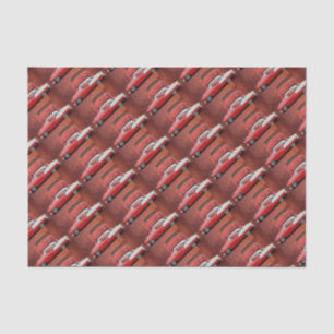 Papier Mousseline Bel Air classique Dodge vintage blanc rouge de