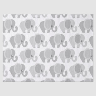 Papier Mousseline Bel éléphant de neutre de bébé