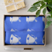 Papier Mousseline Bell bleue (Cadeau)