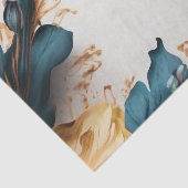 Papier Mousseline Belle aquarelle fleurie (Détail)