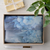 Papier Mousseline Belle aquarelle Hydrangea Decoupage (Cadeau)