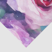 Papier Mousseline Belle Aquarelle Rose Rose Collection Populaire (Détail)