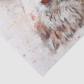 Papier Mousseline Belle Chouette d'accentuation de la rouille (Détail)