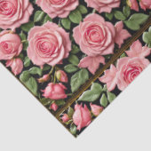Papier Mousseline Belle collection de roses roses tendance (Détail)