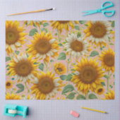 Papier Mousseline Belle collection de tournesol populaire (Artisanat)