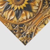 Papier Mousseline Belle collection de tournesols modernes (Détail)