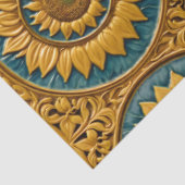 Papier Mousseline Belle collection de tournesols tendance (Détail)