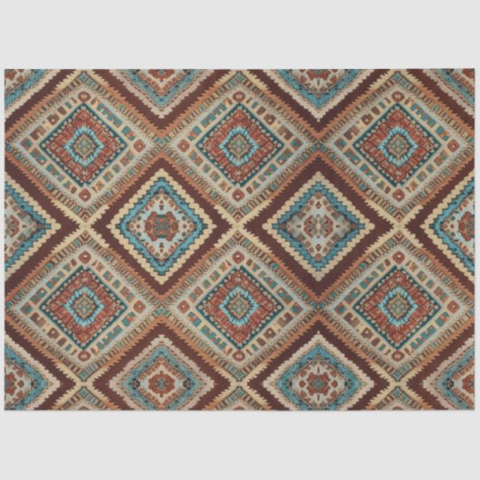 Papier Mousseline Belle collection de vieux Motifs turcs tendance (Recto)