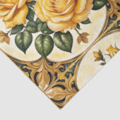 Papier Mousseline Belle collection moderne de rose jaune (Détail)