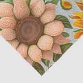 Papier Mousseline Belle collection moderne de tournesols (Détail)