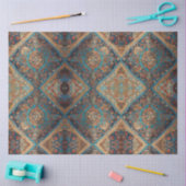 Papier Mousseline Belle collection Perse Ancien Motif tendance (Artisanat)