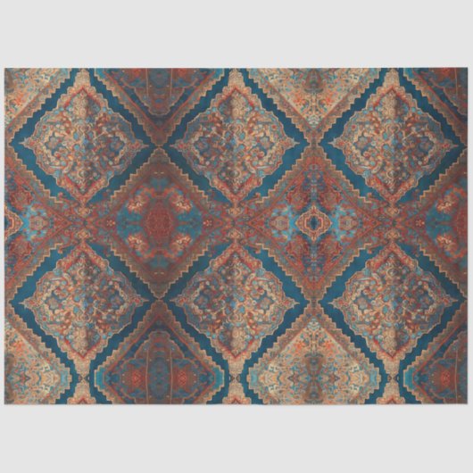 Papier Mousseline Belle collection Perse ancienne Motif moderne (Recto)