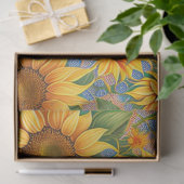 Papier Mousseline Belle collection populaire de tournesol (Cadeau)