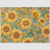 Papier Mousseline Belle collection populaire de tournesol (Recto)
