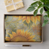 Papier Mousseline Belle collection populaire de tournesol (Cadeau)