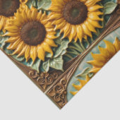 Papier Mousseline Belle collection populaire de tournesols (Détail)