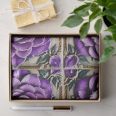 Papier Mousseline Belle collection tendance Rose violette (Cadeau)