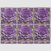 Papier Mousseline Belle collection tendance Rose violette (Recto)