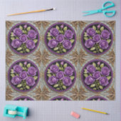 Papier Mousseline Belle collection tendance Rose violette (Artisanat)