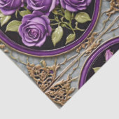Papier Mousseline Belle collection tendance Rose violette (Détail)