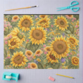 Papier Mousseline Belle collection tendance tournesol (Artisanat)