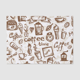 Papier Mousseline Belle conception de café express de café