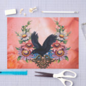 Papier Mousseline Belle corneille (Artisanat)