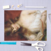 Papier Mousseline belle dame, Albert lynchent, peinture d'époque de (Artisanat)