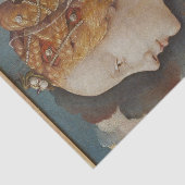 Papier Mousseline Belle dame face découpage (Détail)