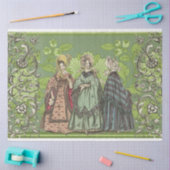 Papier Mousseline Belle Dames Découpage Tissu (Artisanat)