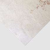 Papier Mousseline Belle Découpage de paon floral (Détail)