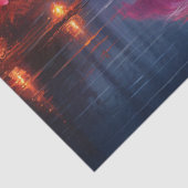 Papier Mousseline Belle Découpage d'oiseaux Flamant rose rose (Détail)