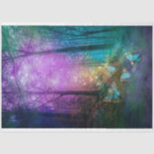 Papier Mousseline Belle Enchantée Papillons de la Forêt Découpage (Recto)