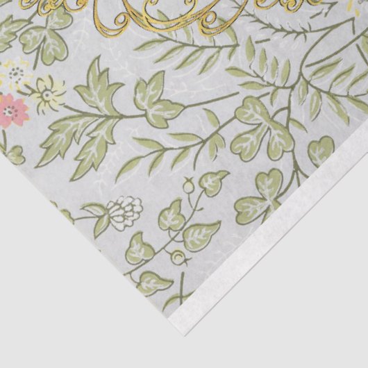 Papier Mousseline Belle Epoque Découpage Tissu (Détail)